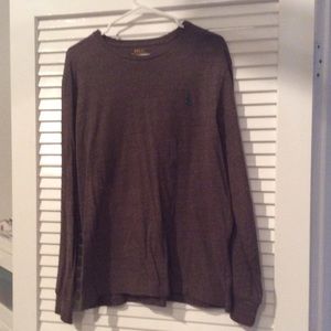 Men’s Polo Ralph Lauren Long Sleeve Brown Shirt